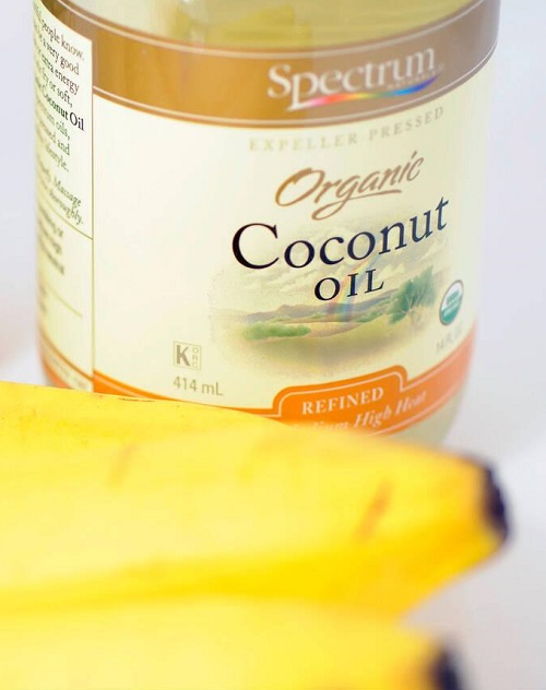 Coconut oil with banana