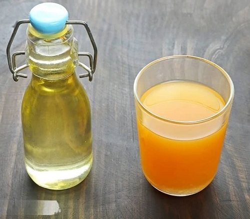 castor oil and juice