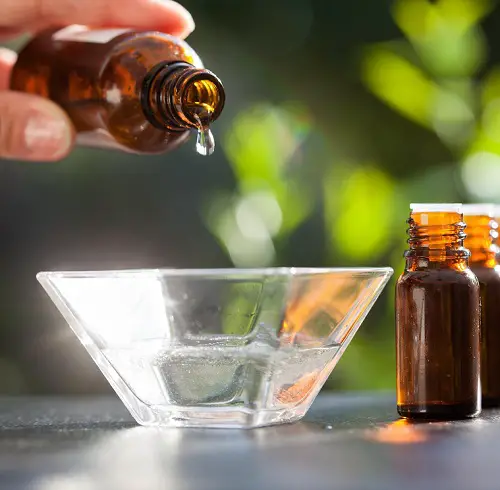 Bowl of water and pour in a few drops of essential oil