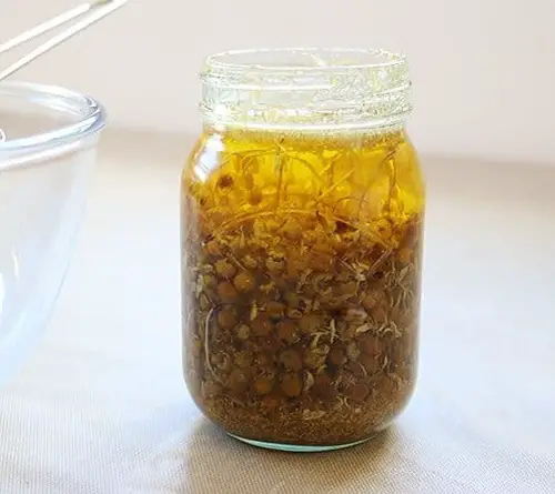 chamomile-infused oil