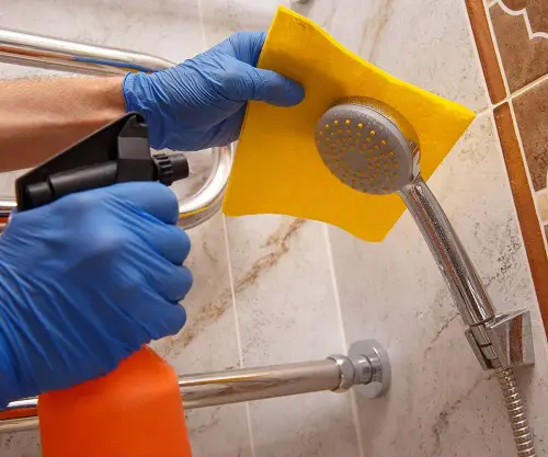 bathroom shower cleaning