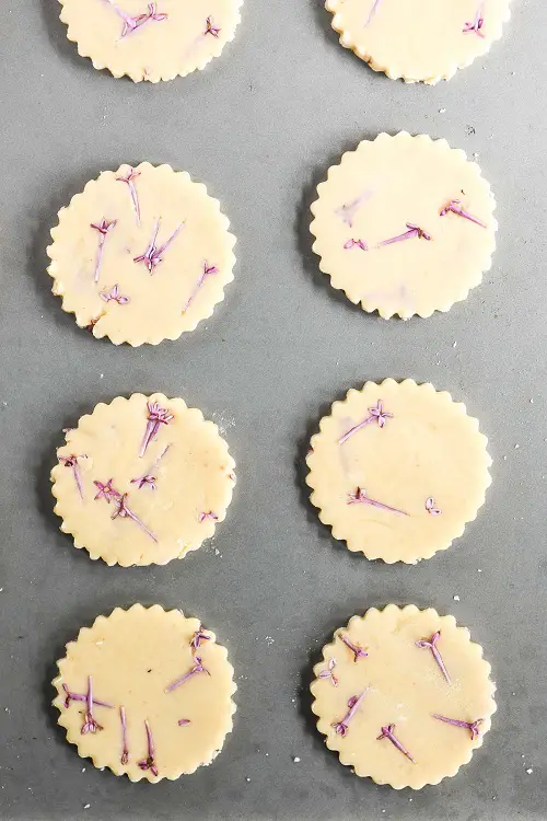 Lilac Sugar Shortbread