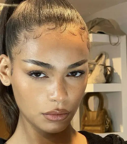 Straight Brow Shape