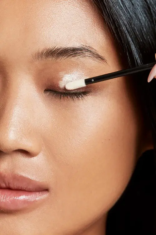 Apply A Layer Of Foundation on eyes