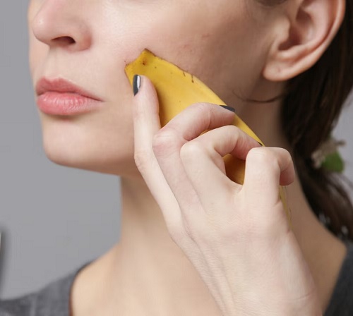 rub banana peel