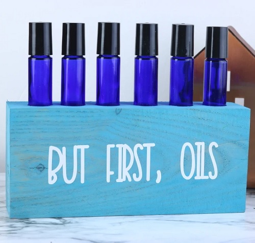 oil roller organizer DIY 4