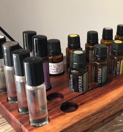 oil roller organizer DIY 5